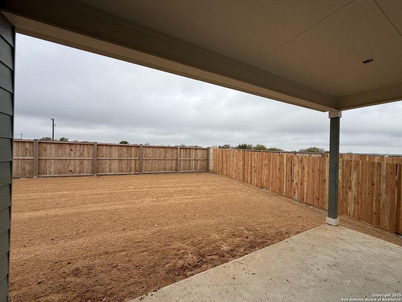 Exterior details and patio area of a home in The Arbors at the Wilder, Adkins (Image 17).