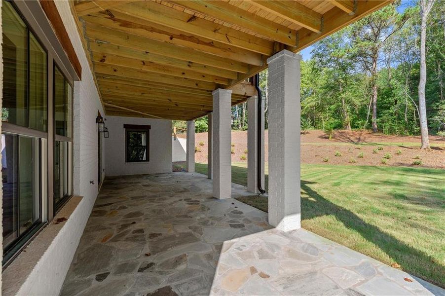 Exterior details and patio area of a home in , Canton (Image 3).