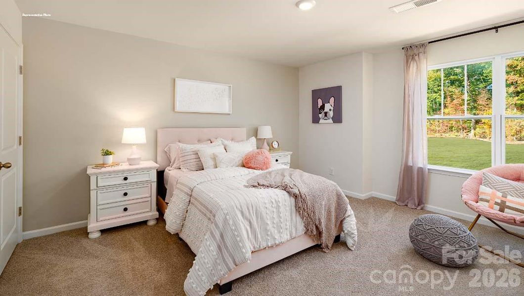 Furnished interior view inside a new home in Calvin Creek, Troutman (Image 15).