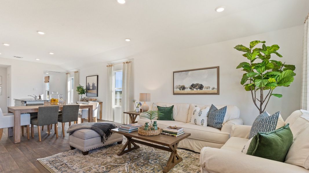 Furnished interior view inside a new home in Watermill, Kyle (Image 17).