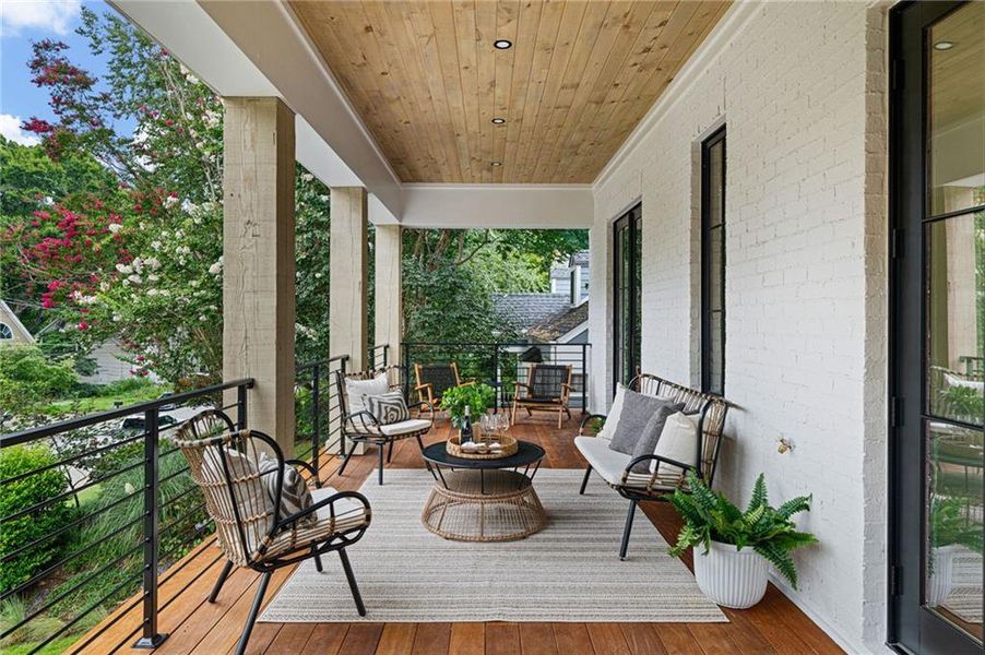 Exterior details and patio area of a home in , Atlanta (Image 29). Exterior details and patio area of a home in , Atlanta (Image 29).