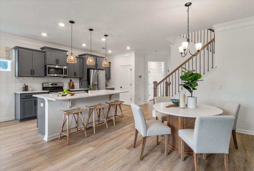Furnished interior view inside a new home in The Landings at Montague, Goose Creek (Image 3).