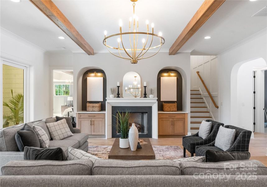 Furnished interior view inside a new home in , Denver (Image 25).