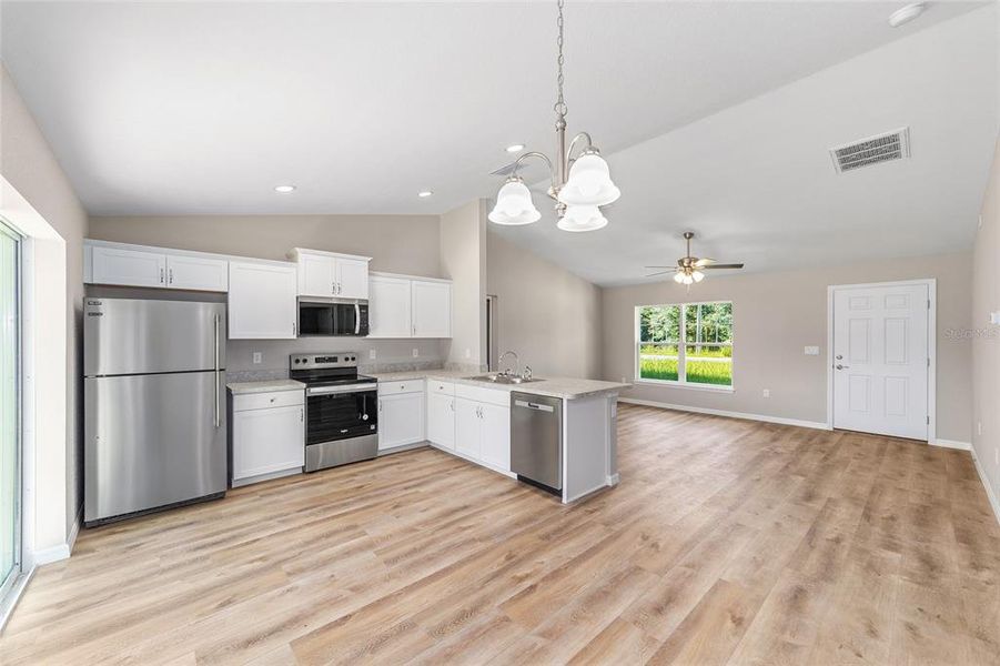 Furnished interior view inside a new home in , Dunnellon (Image 5). Furnished interior view inside a new home in , Dunnellon (Image 5).