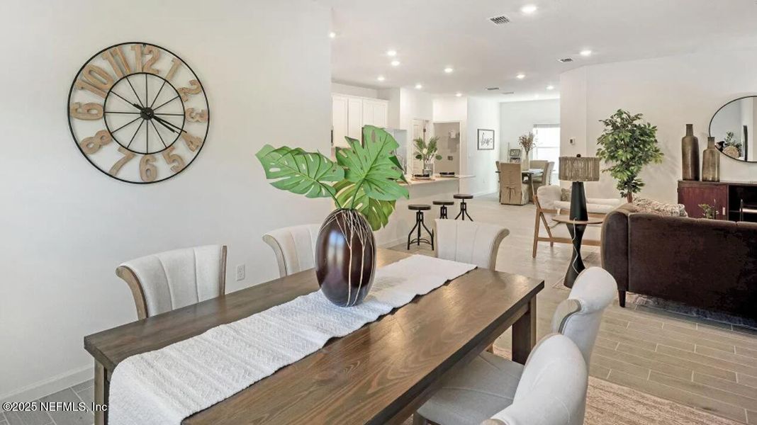 Furnished interior view inside a new home in Tributary: Tributary Royal Collection, Yulee (Image 13).