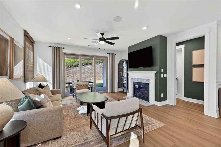 Furnished interior view inside a new home in Del Webb Chateau Elan, Hoschton (Image 4).