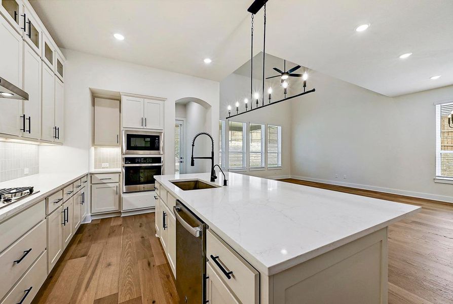 Furnished interior view inside a new home in Parkside On The River: 50ft. lots, Georgetown (Image 9). Furnished interior view inside a new home in Parkside On The River: 50ft. lots, Georgetown (Image 9).