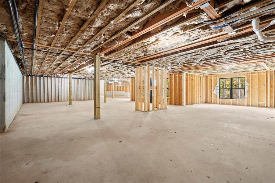 In-progress construction of a new home in , Ball Ground, GA (Image 56).