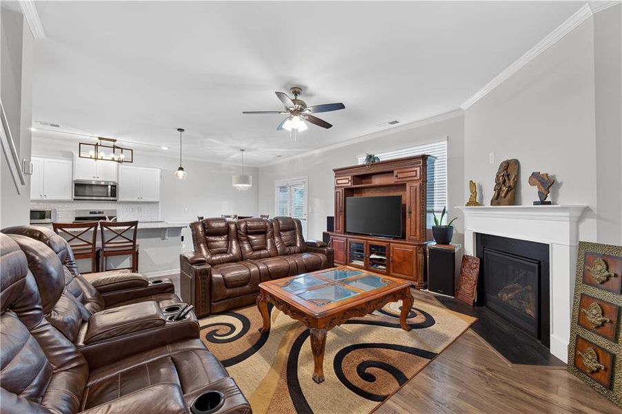 Furnished interior view inside a new home in Glen at Kensington, Lithia Springs (Image 30).