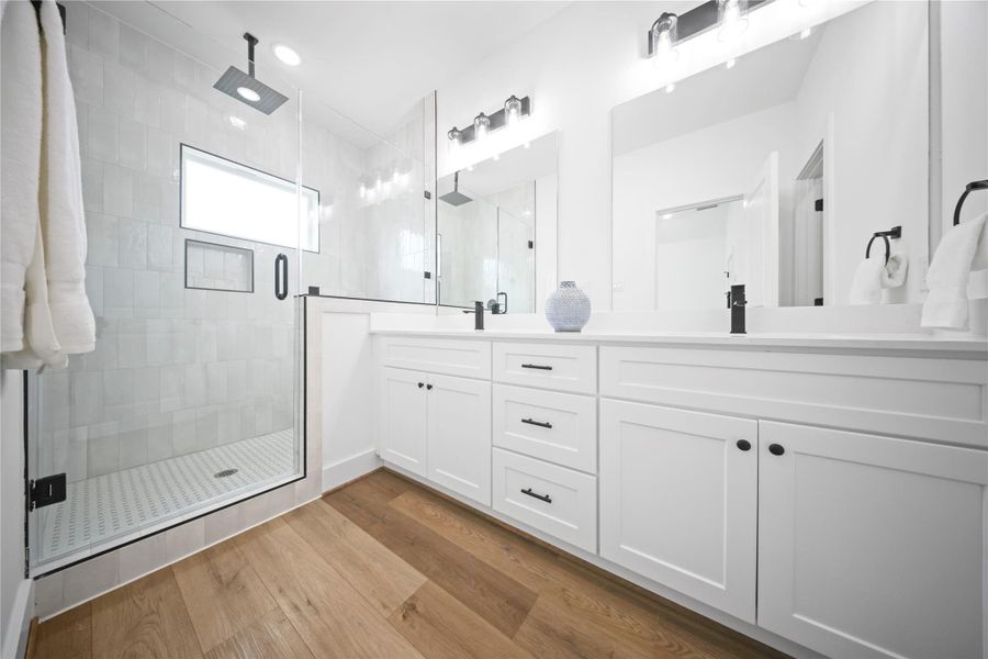 Furnished interior view inside a new home in , Houston (Image 21).