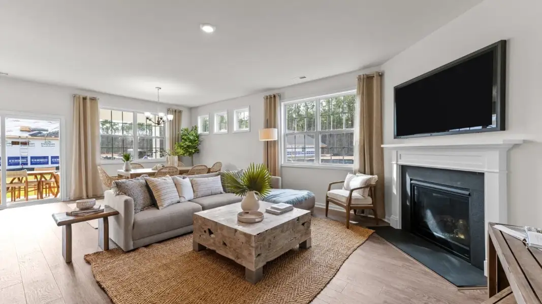 Furnished interior view inside a new home in Chambray, New Bern (Image 16).