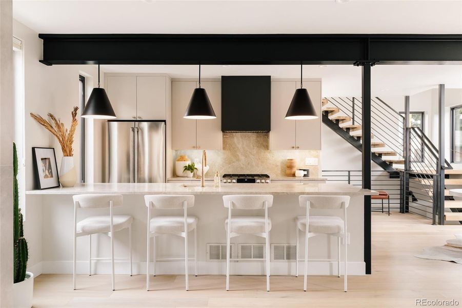 Furnished interior view inside a new home in , Denver (Image 4).