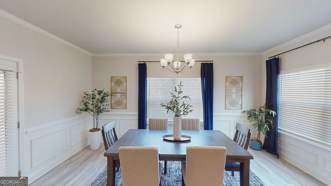 Furnished interior view inside a new home in The Abberley., Macon (Image 10).