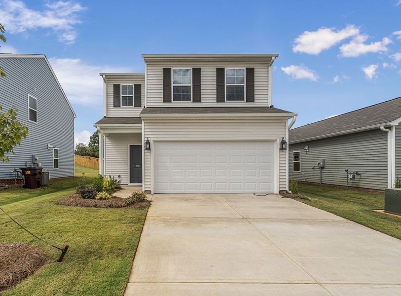 Exterior details and patio area of a home in Wingate, Inman (Image 1). Exterior details and patio area of a home in Wingate, Inman (Image 1).