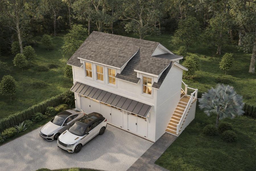 Front exterior of a new home in , Mount Pleasant, SC, highlighting curb appeal (Image 8).