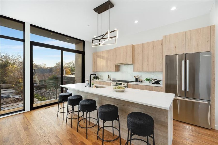 Furnished interior view inside a new home in Ten 5 Summerhill, Atlanta (Image 6).