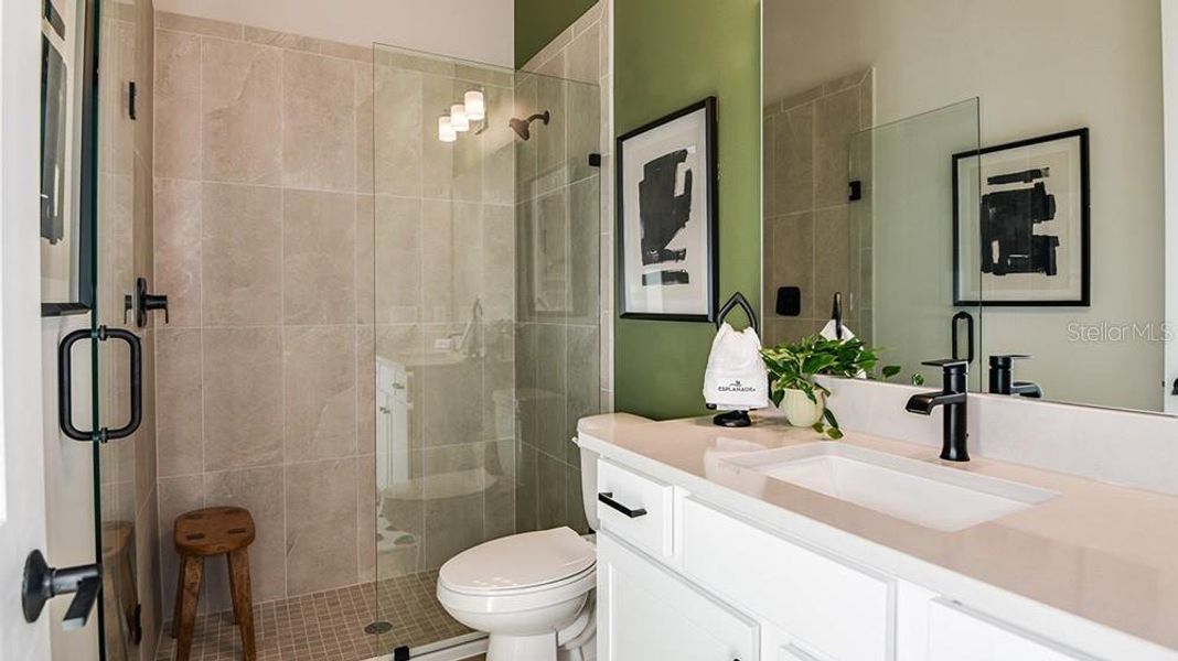 Furnished interior view inside a new home in Esplanade at Westview, Kissimmee (Image 27). Furnished interior view inside a new home in Esplanade at Westview, Kissimmee (Image 27).