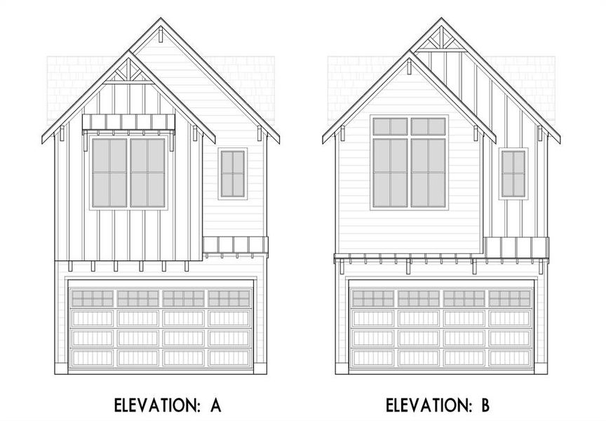 Arch sketch of exterior elevation