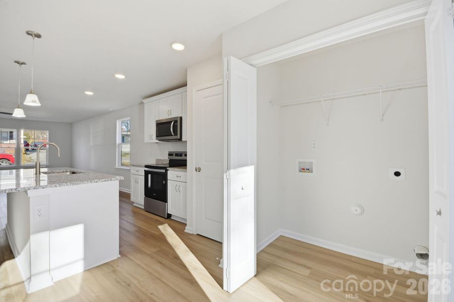 Furnished interior view inside a new home in , Salisbury (Image 10).