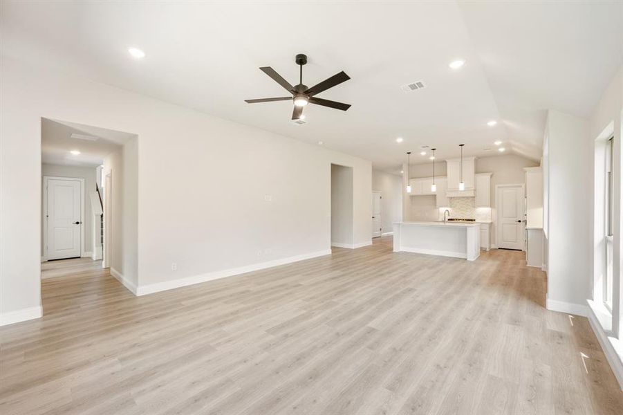 Spacious, unfurnished interior of a new home in Woodstone, Providence Village (Image 10). Spacious, unfurnished interior of a new home in Woodstone, Providence Village (Image 10).