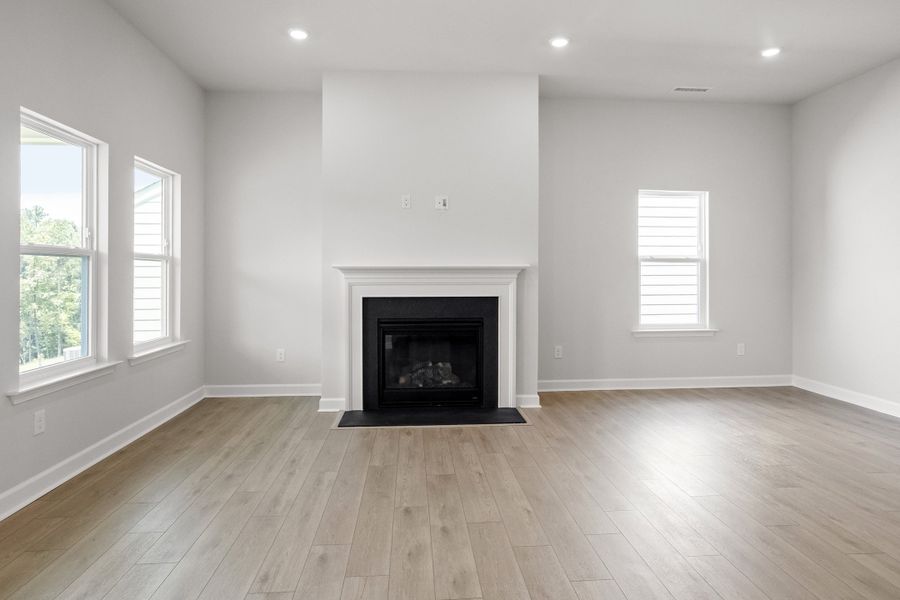 Spacious, unfurnished interior of a new home in Ovation at Sweetbrier, Durham (Image 18). Spacious, unfurnished interior of a new home in Ovation at Sweetbrier, Durham (Image 18).