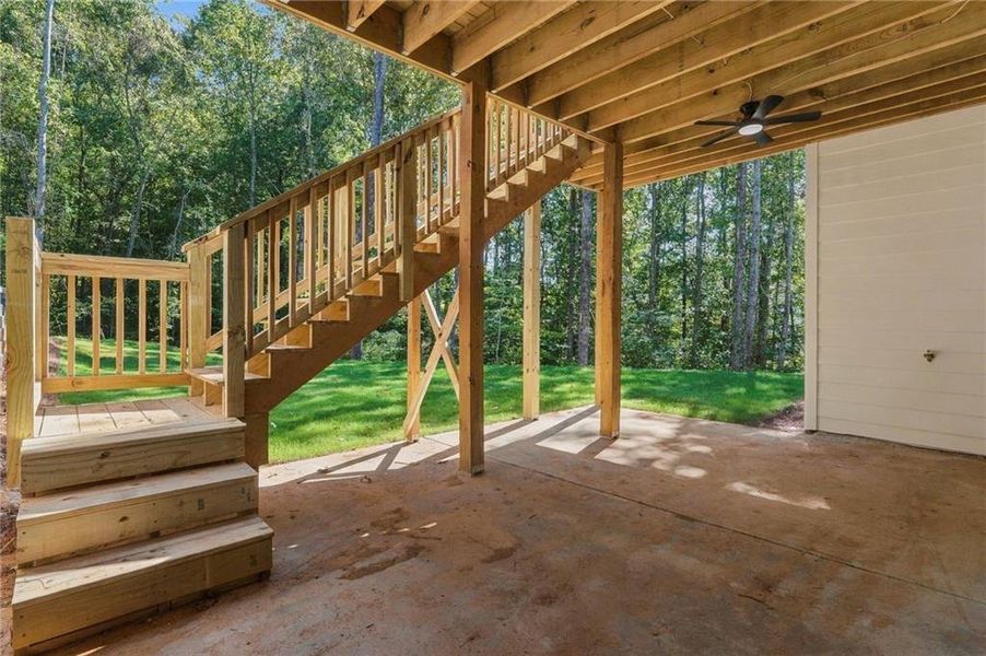 In-progress construction of a new home in , Flowery Branch, GA (Image 60).