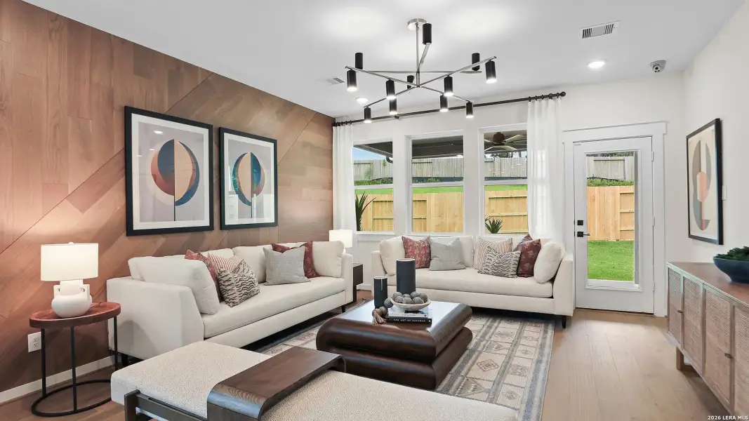 Furnished interior view inside a new home in Prominence Journey, San Antonio (Image 8).