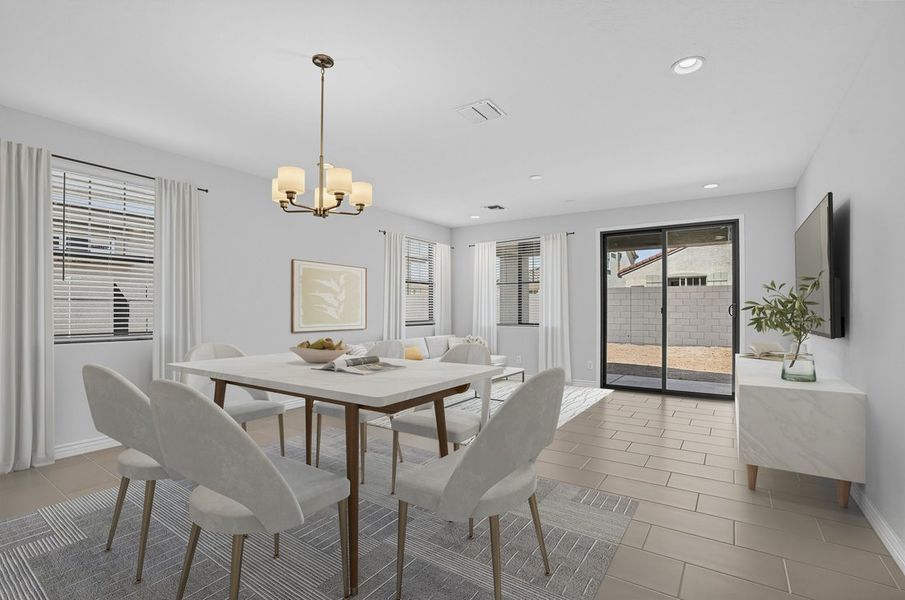 Furnished interior view inside a new home in Parkside, Avondale (Image 5).