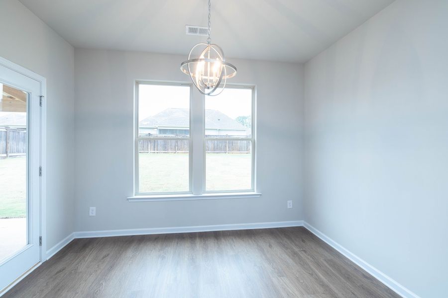 Breakfast area with plenty of natural light