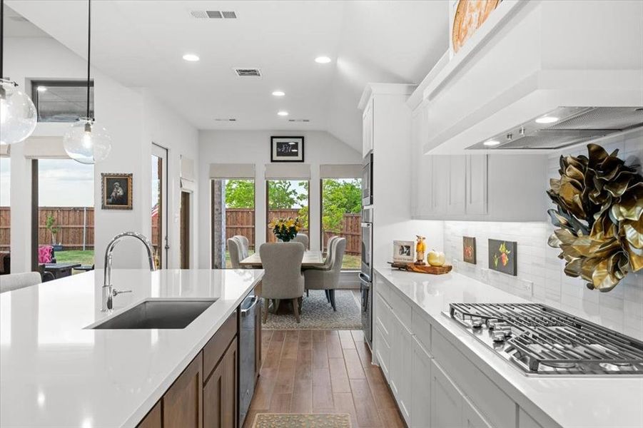Furnished interior view inside a new home in North Sky, Celina (Image 23).