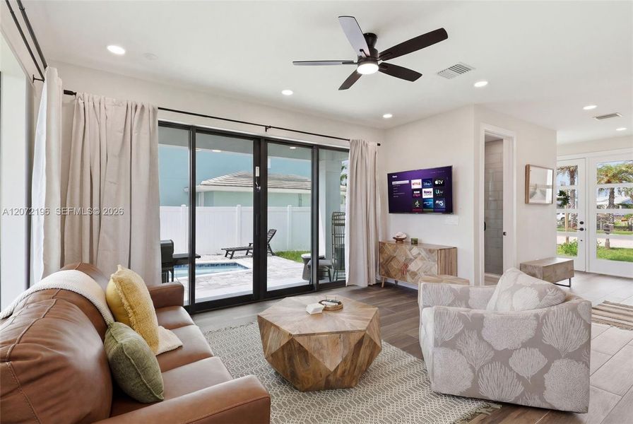 Furnished interior view inside a new home in , Melbourne Beach (Image 56).