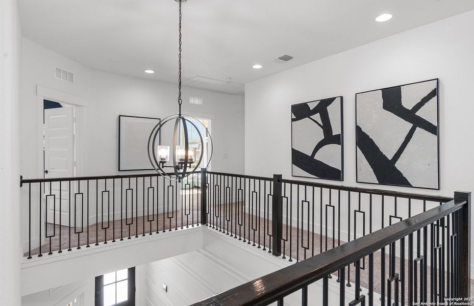 Furnished interior view inside a new home in Legacy at Lake Dunlap, New Braunfels (Image 22). Furnished interior view inside a new home in Legacy at Lake Dunlap, New Braunfels (Image 22).