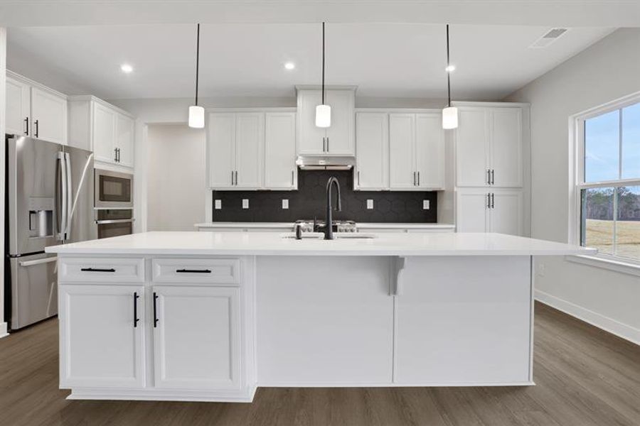 Furnished interior view inside a new home in Crystal Falls, Dawsonville (Image 4).