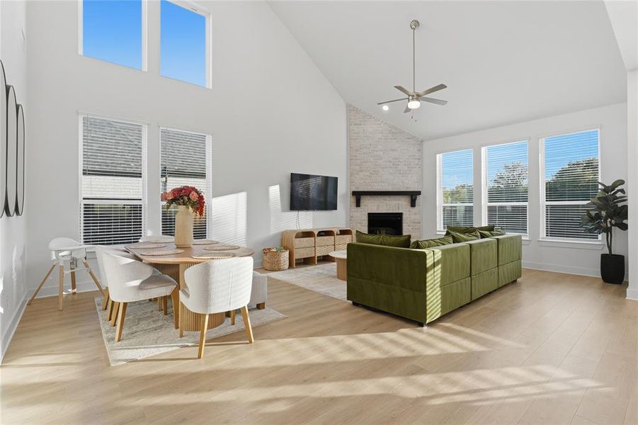 Furnished interior view inside a new home in Sonoma Verde, McLendon-Chisholm (Image 15).