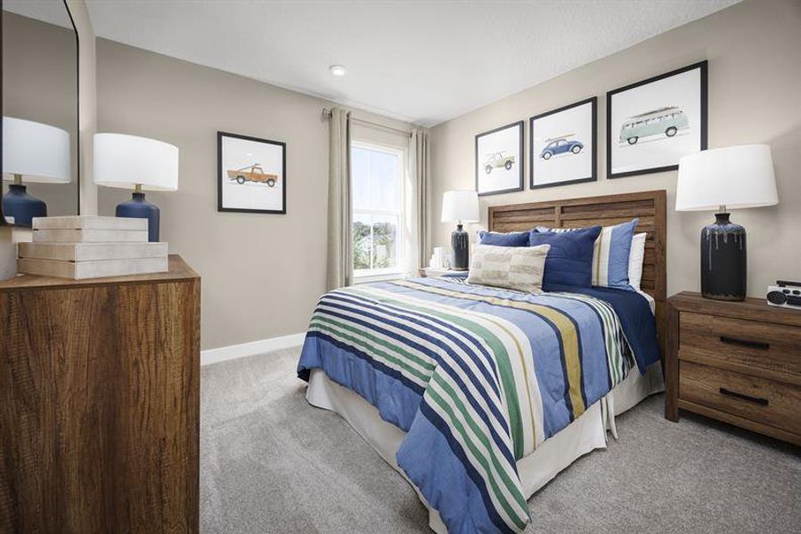 Representative furnished interior of a home built from the Hutchinson by Ryan Homes in Lake Mattie Preserve, Auburndale (Image 17).