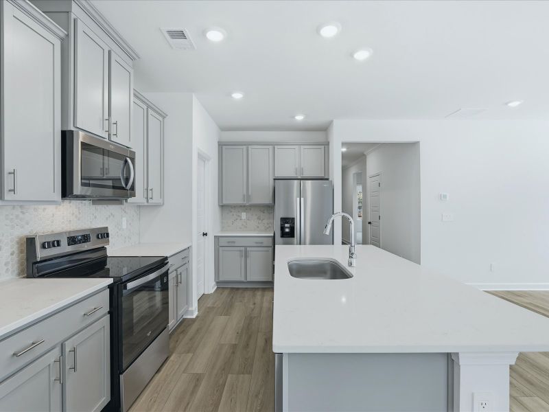 Furnished interior view inside a new home in Crown Pointe, Georgetown (Image 3).
