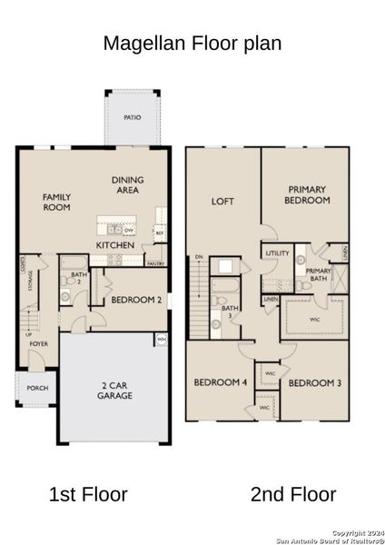 2D floor plan layout of this home in Hennersby Hollow, San Antonio, TX (Image 2). 2D floor plan layout of this home in Hennersby Hollow, San Antonio, TX (Image 2).