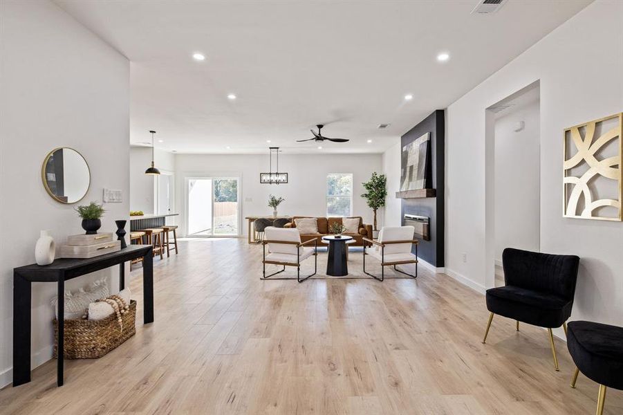Furnished interior view inside a new home in , Mesquite (Image 34).
