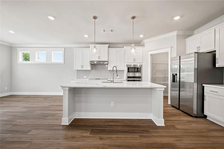 Furnished interior view inside a new home in Pinecrest Ridge, Dacula (Image 11).