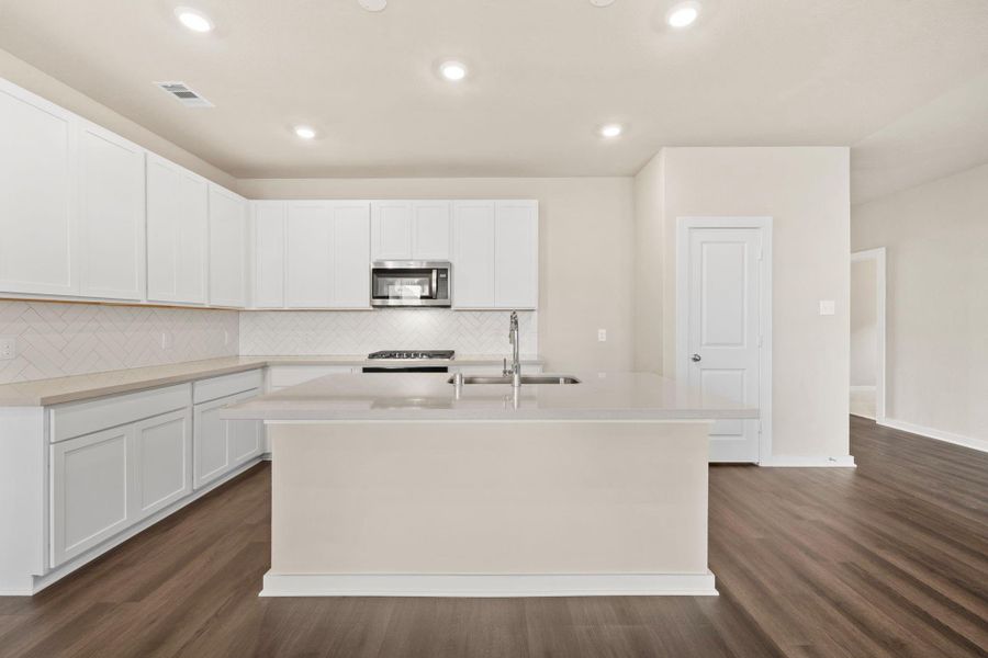 Furnished interior view inside a new home in Windrose Green, Angleton (Image 11).