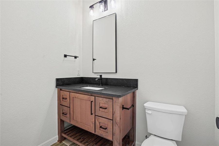 Half bath near game room