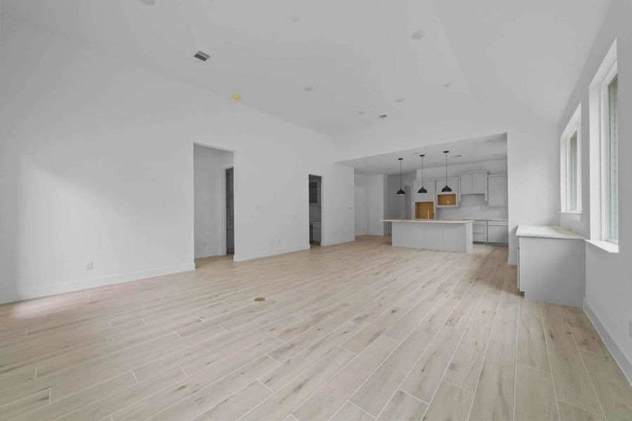 Representative unfurnished interior of a home built from the Lauren by Chesmar Homes in Blue Heron, Mont Belvieu (Image 9). Representative unfurnished interior of a home built from the Lauren by Chesmar Homes in Blue Heron, Mont Belvieu (Image 9).