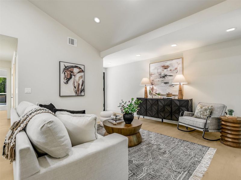 Furnished interior view inside a new home in , Austin (Image 12).