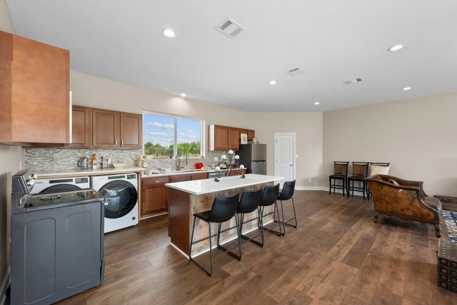 Furnished interior view inside a new home in , Leander (Image 10).