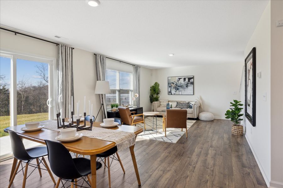 Representative furnished interior of a home built from the Penwell by D.R. Horton in Isabel Estates, Knoxville (Image 5).