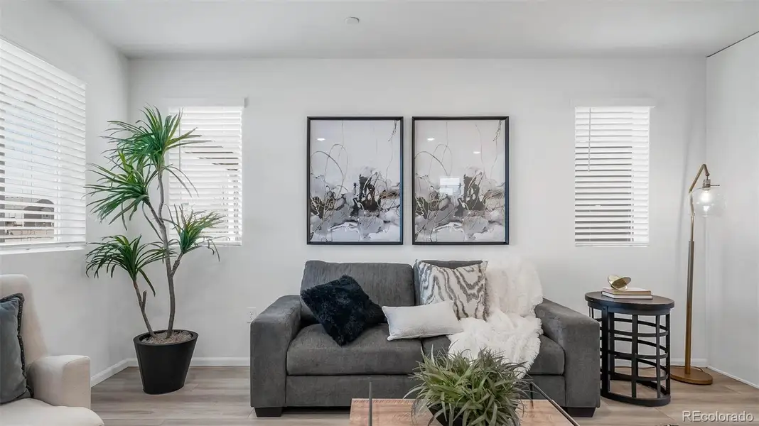 Furnished interior view inside a new home in , Commerce City (Image 9).