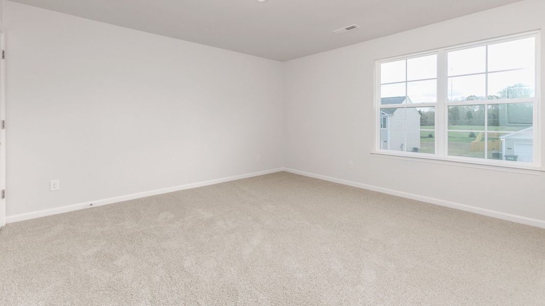 Representative unfurnished interior of a home built from the PENWELL by D.R. Horton in Aurora Acres, Snow Camp (Image 23).