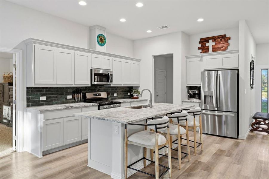 Furnished interior view inside a new home in , Joshua (Image 5).