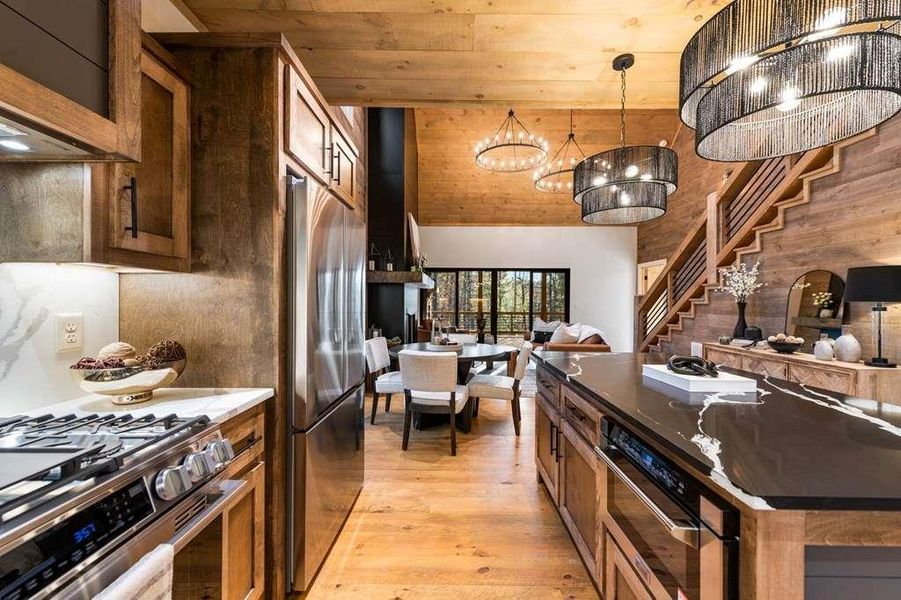 Furnished interior view inside a new home in , Blue Ridge (Image 9).