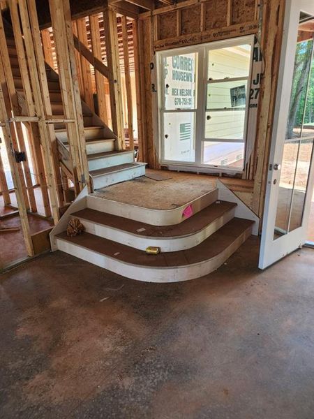 In-progress construction of a new home in , Pendergrass, GA (Image 6).